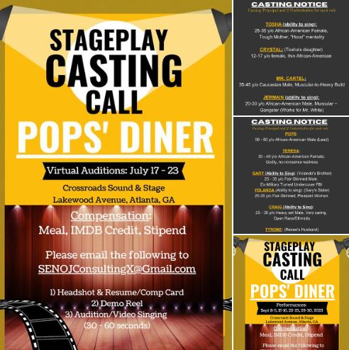 STRANGER THINGS OPEN CALL — Casting TaylorMade