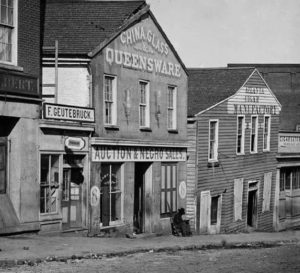Old slave house on Whitehall Street in Atlanta