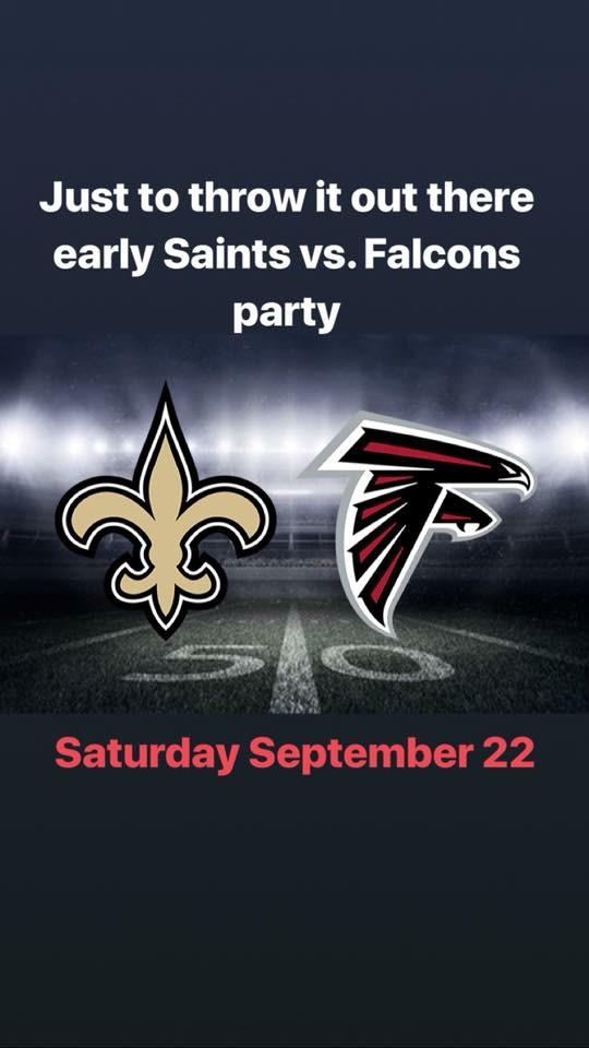 New Orleans Saints vs Atlanta Falcons Pre-Game Party 2018