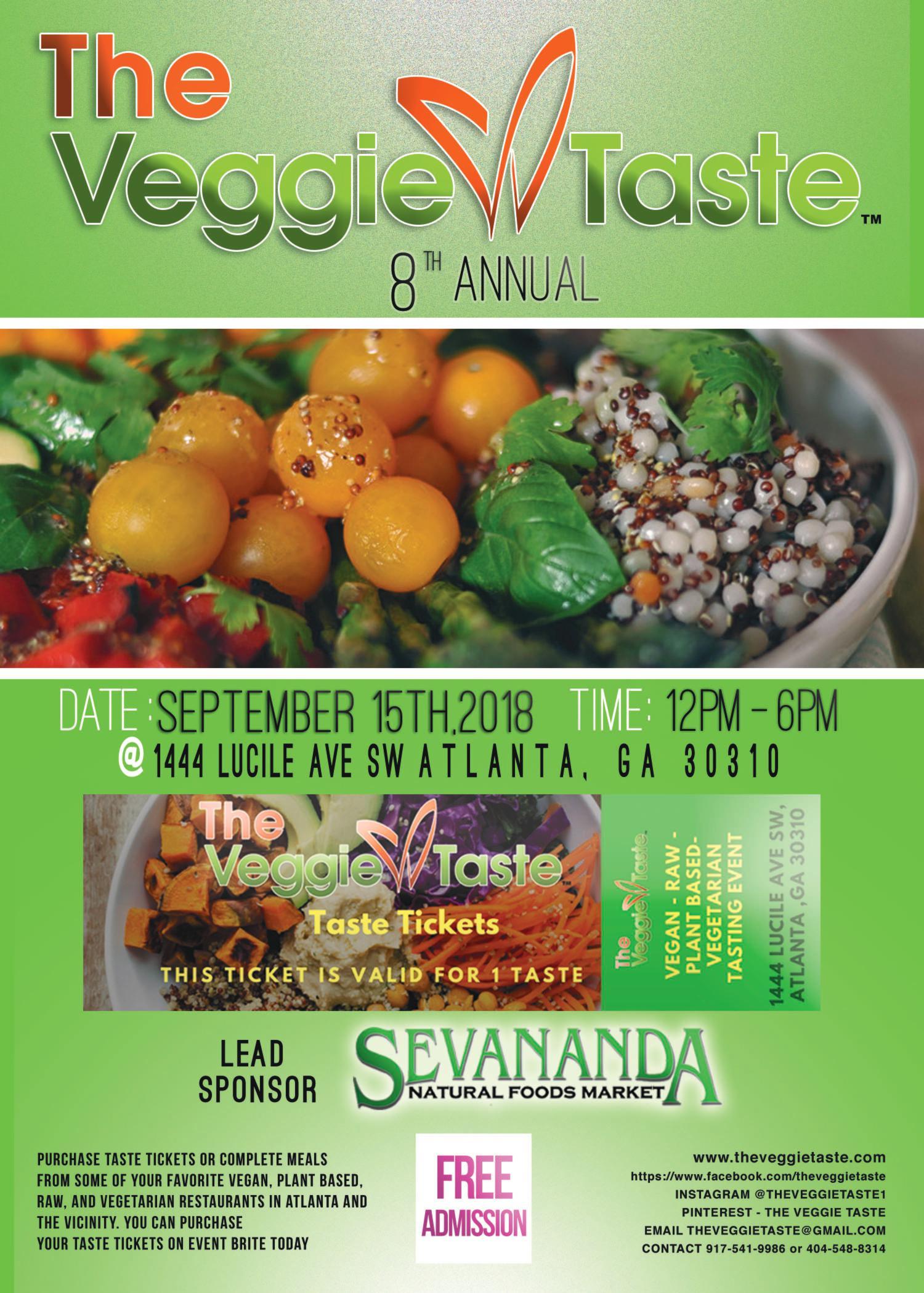 Ready For Atlanta's 8th Annual Veggie Taste?