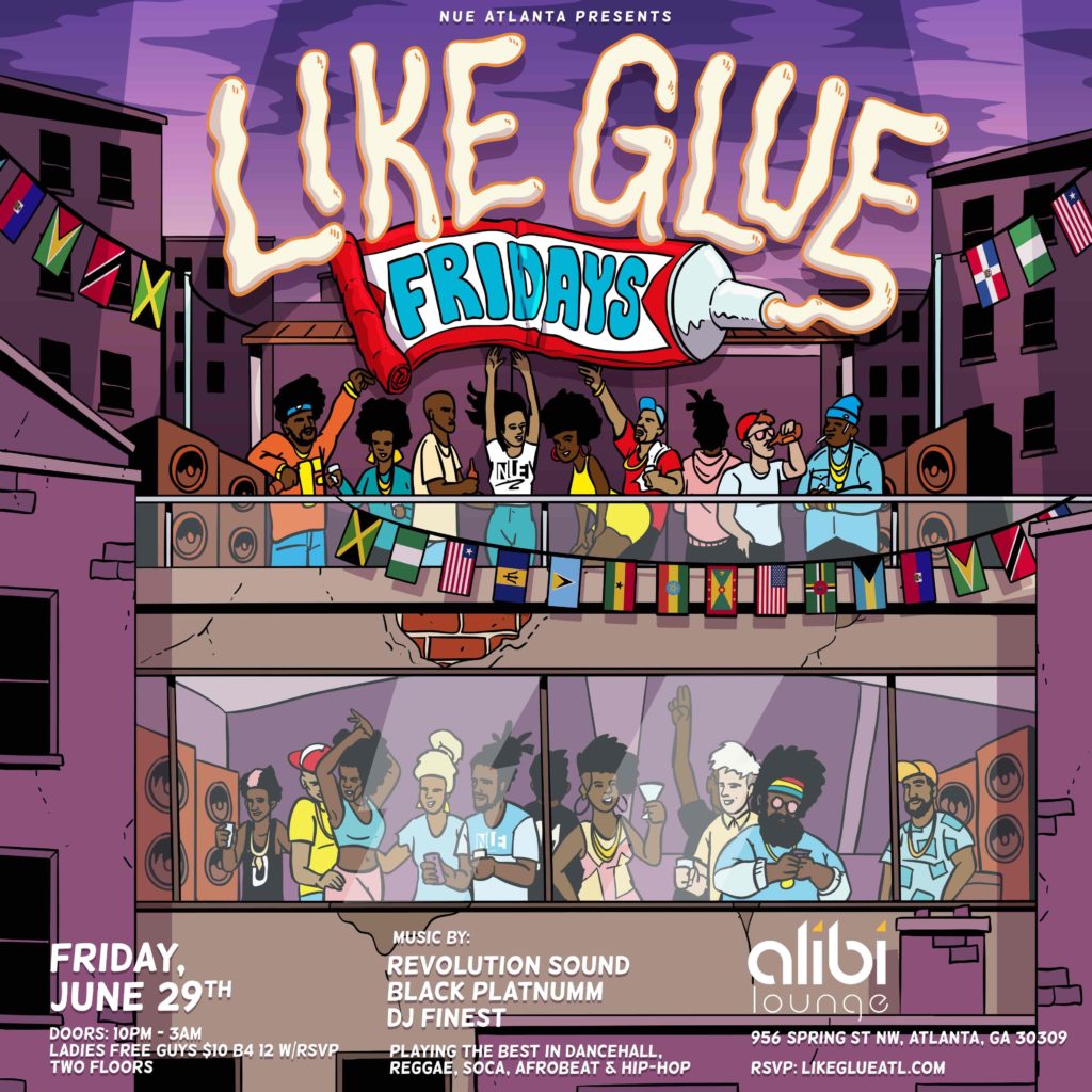 Like Glue Fridays at Nue Atlanta