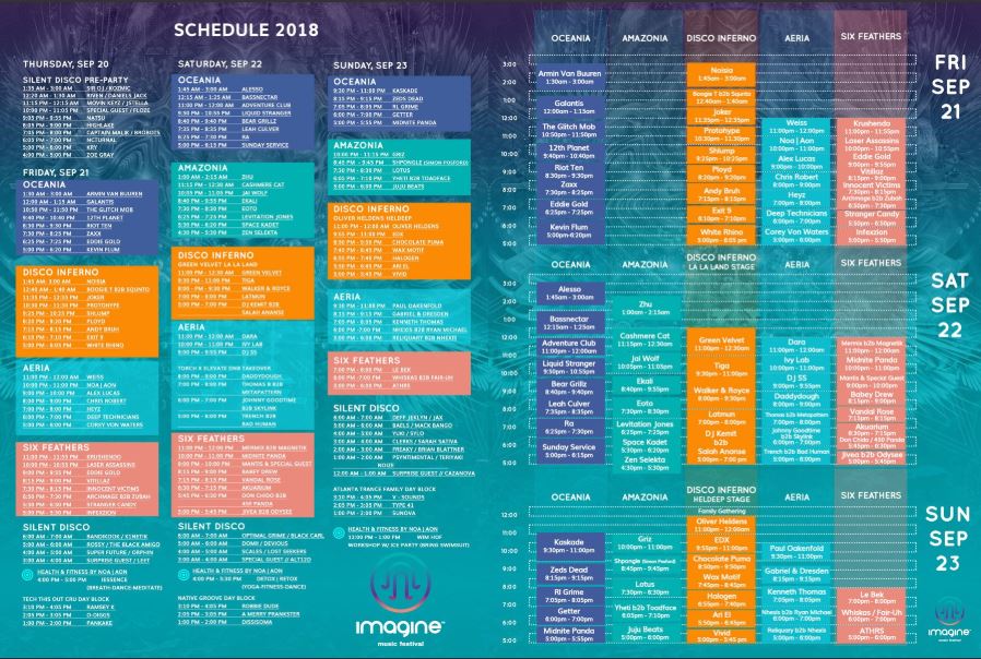 Imagine Music Festival 2018: Here is the music lineup