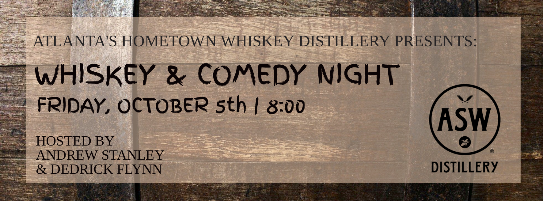 Atlanta: Whiskey And Comedy Night