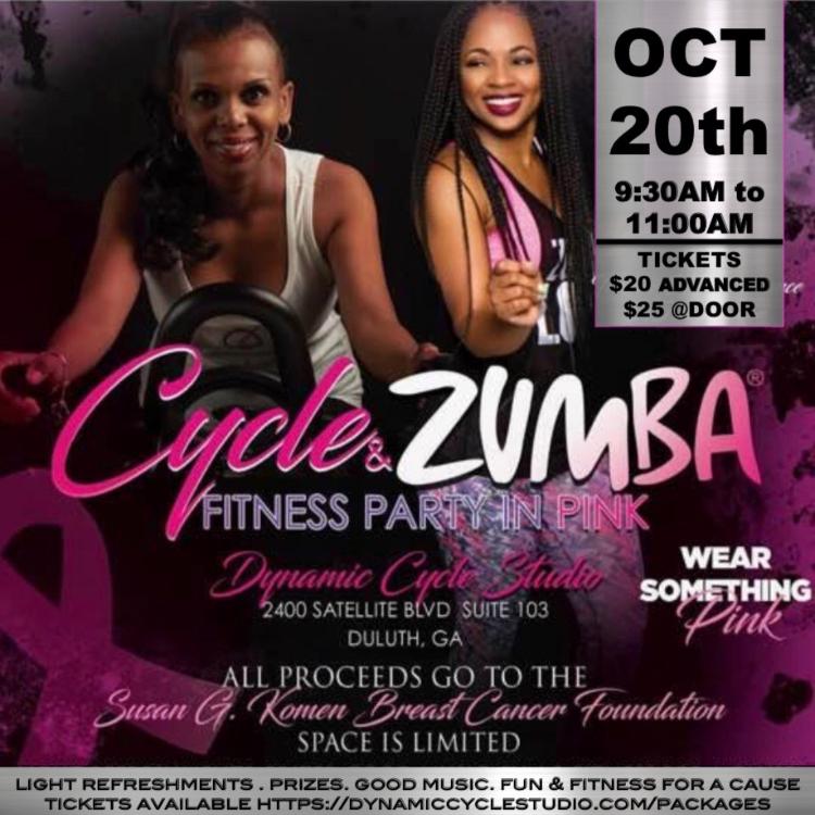 Cycle & Zumba Fitness Party In Duluth