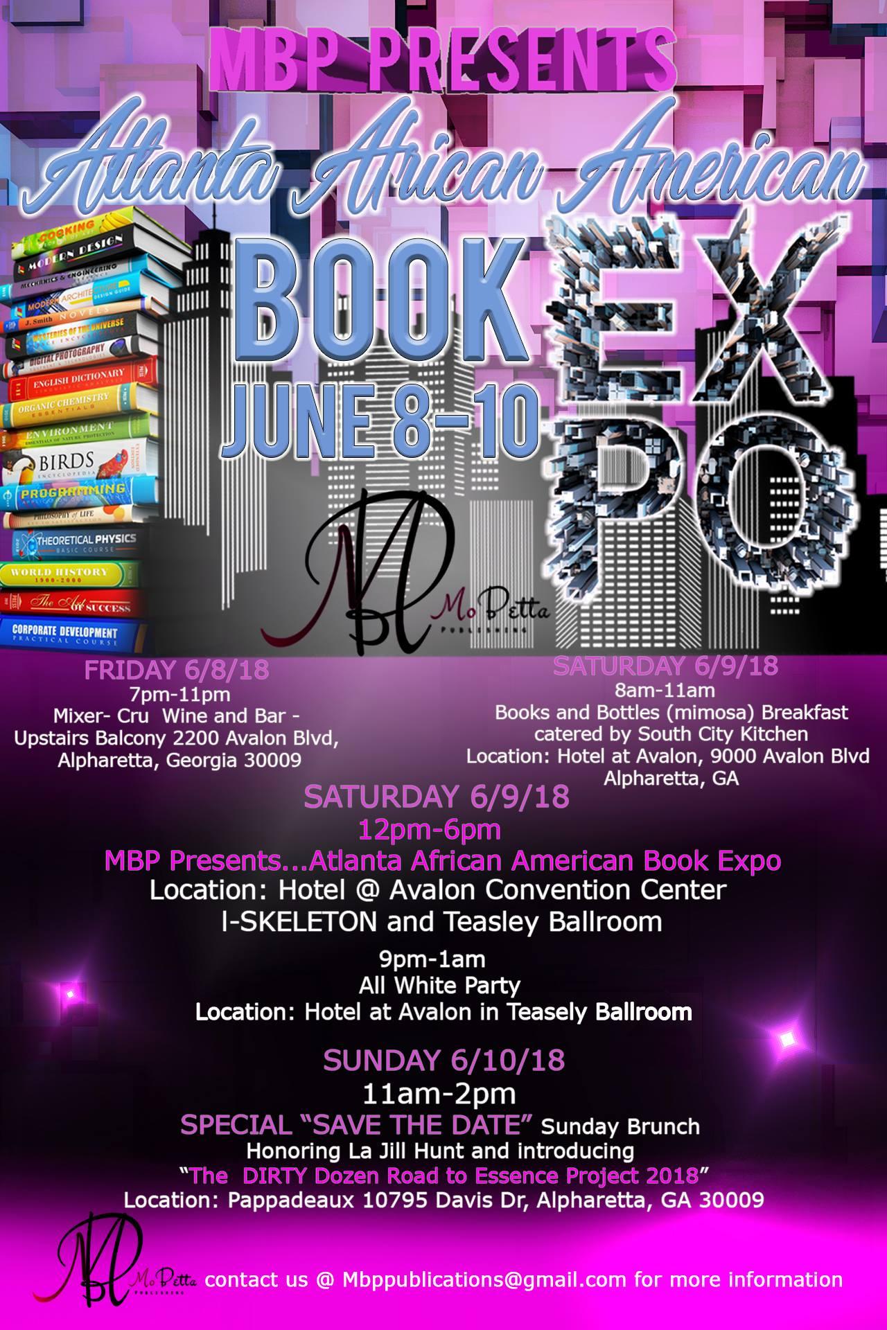 Atlanta African-American Book Expo: Dates, Times, Info