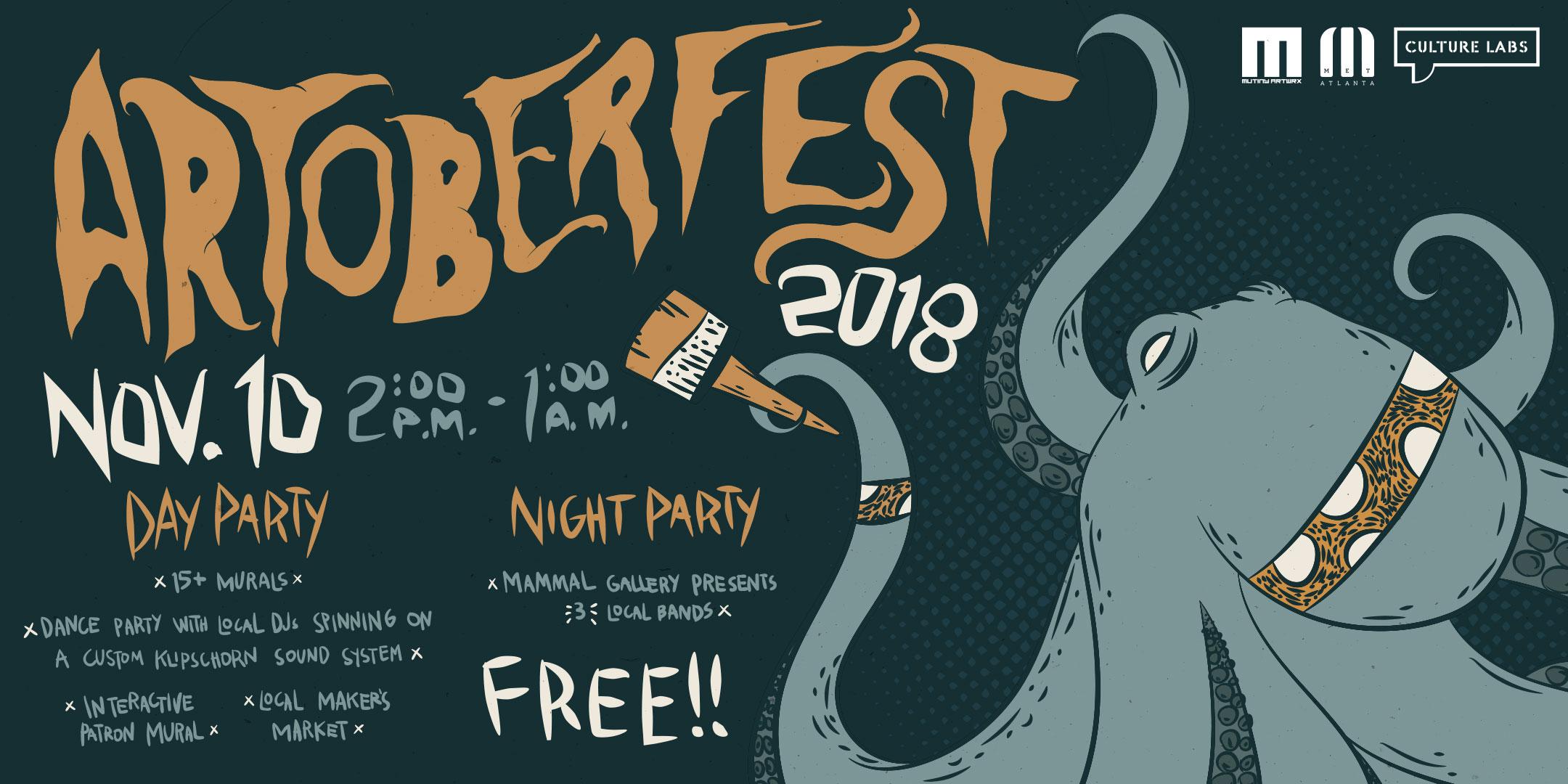 Artoberfest Atlanta 2018 Day & Night Party
