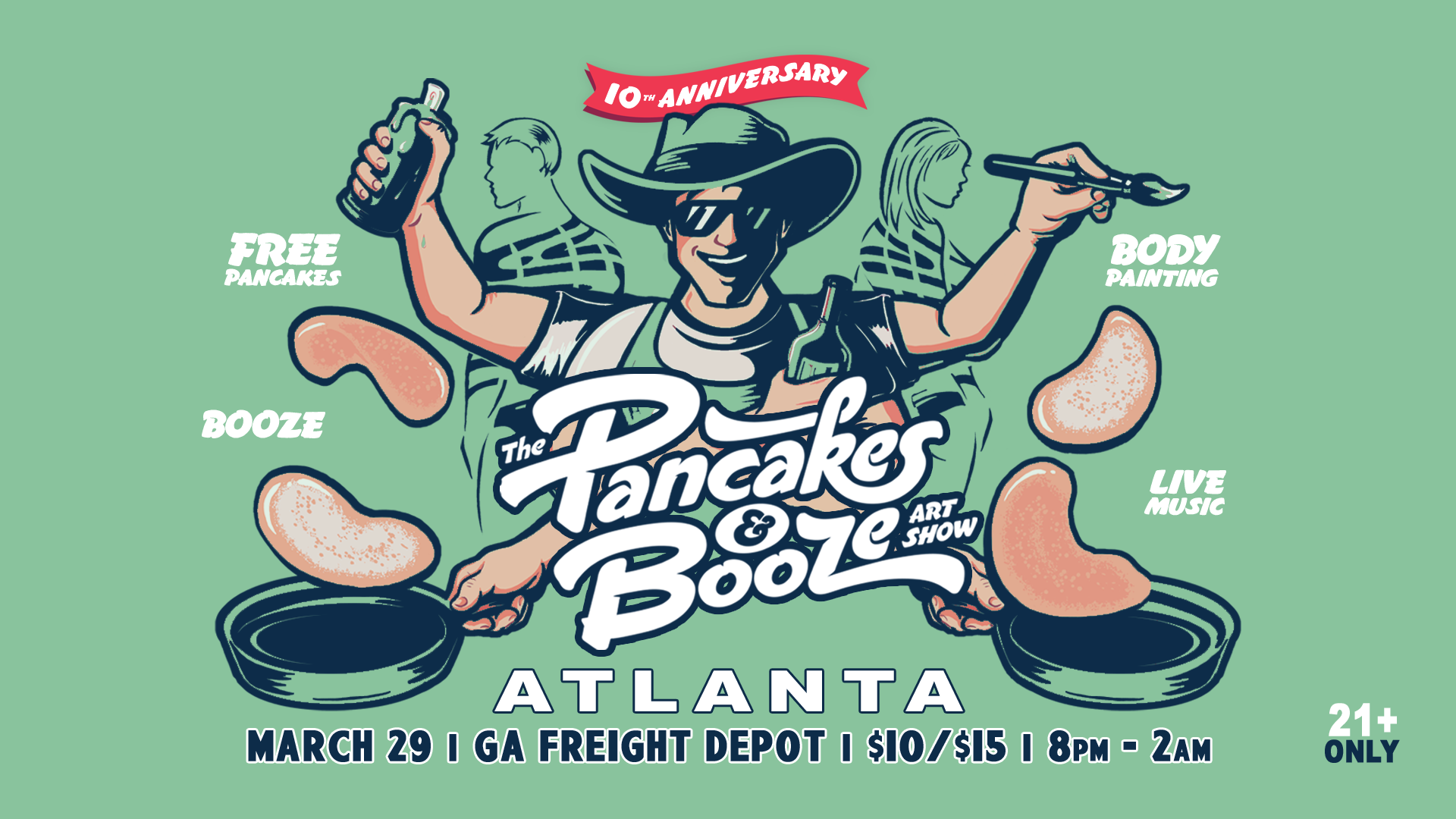 Pancakes And Booze Art Show Returns To Atlanta