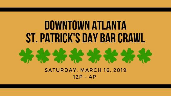 2019 Atlanta Streetcar St. Patrick's Day Bar Crawl