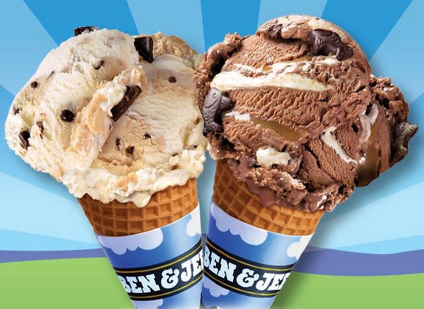 FREE Ben & Jerry’s Ice Cream cone on April 9th from 12-8 pm