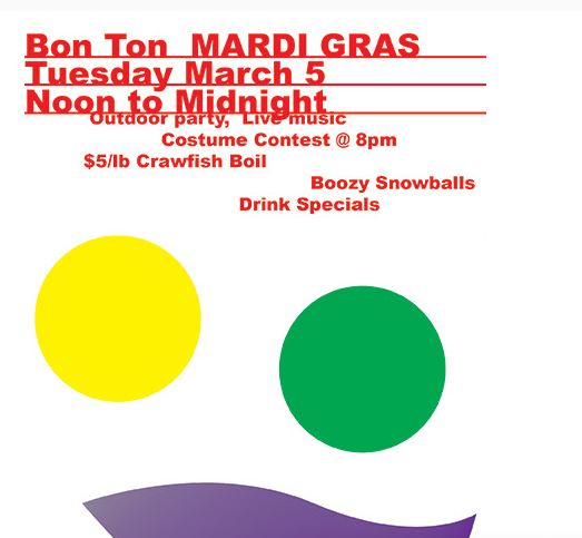 things to do this weekend in Atlanta - Bon Ton Mardi Gras