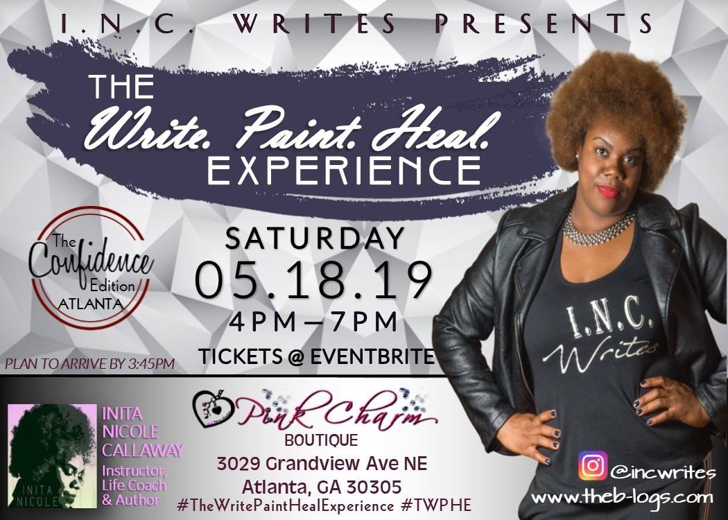 The Write. Paint. Heal. Experience Coming To Atlanta