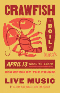 Hugo's Oyster Bar's Crawfish Boil In Roswell Set For April 13