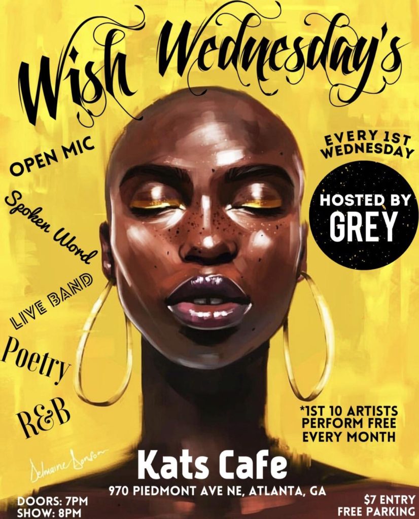 Thigns to do in Atlanta on a Wednesday: Wish at Kat's Cafe