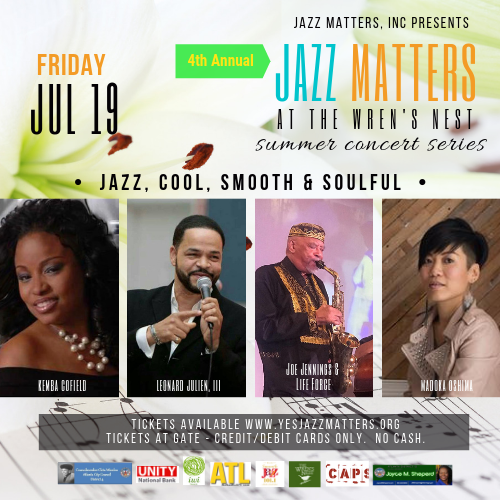 4th Annual Jazz Matters At The Wren’s Nest In Atlanta