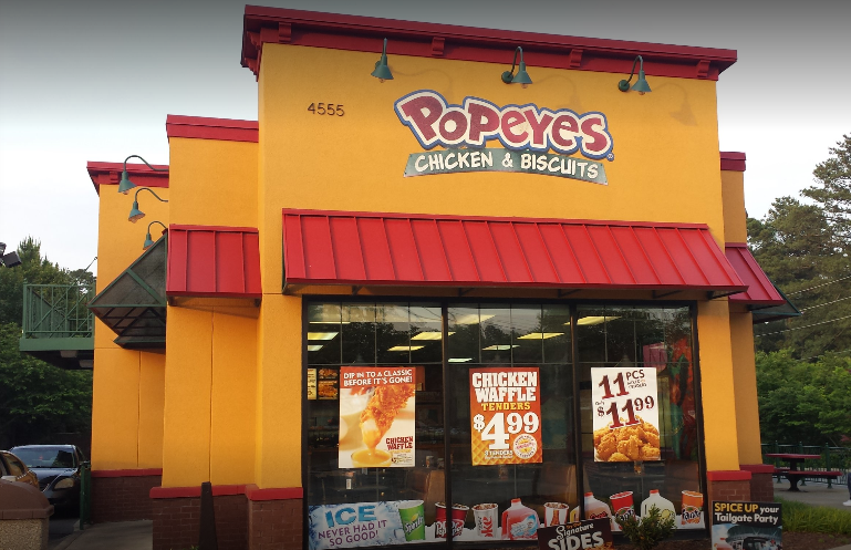 Where to find the Popeyes chicken sandwich in Atlanta