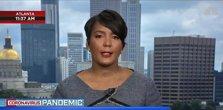 Keisha Lance Bottoms coronavirus pandemic response