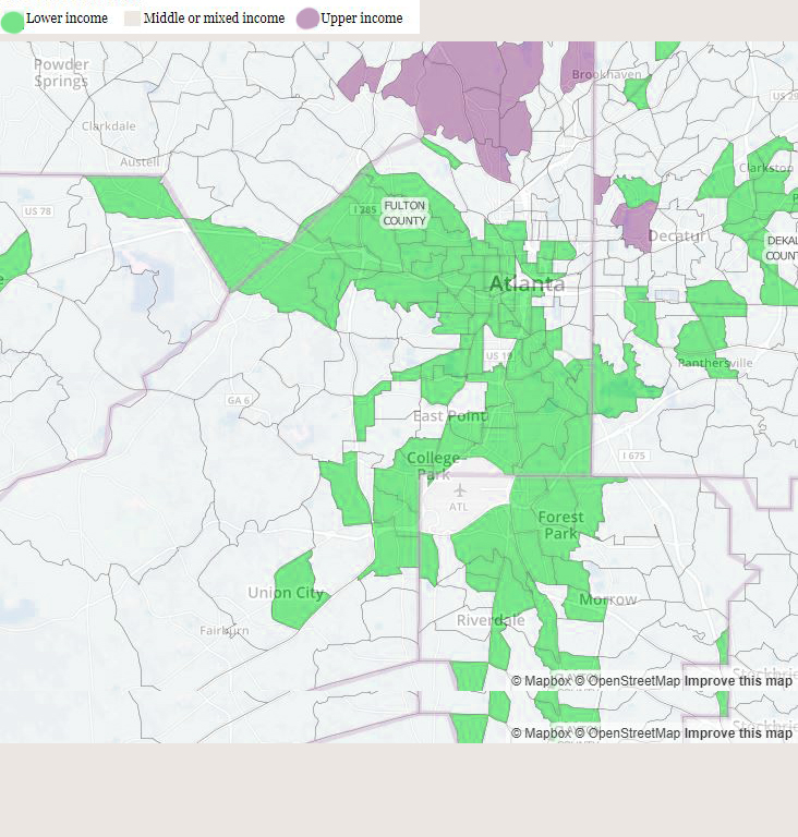 residential segregation in Atlanta