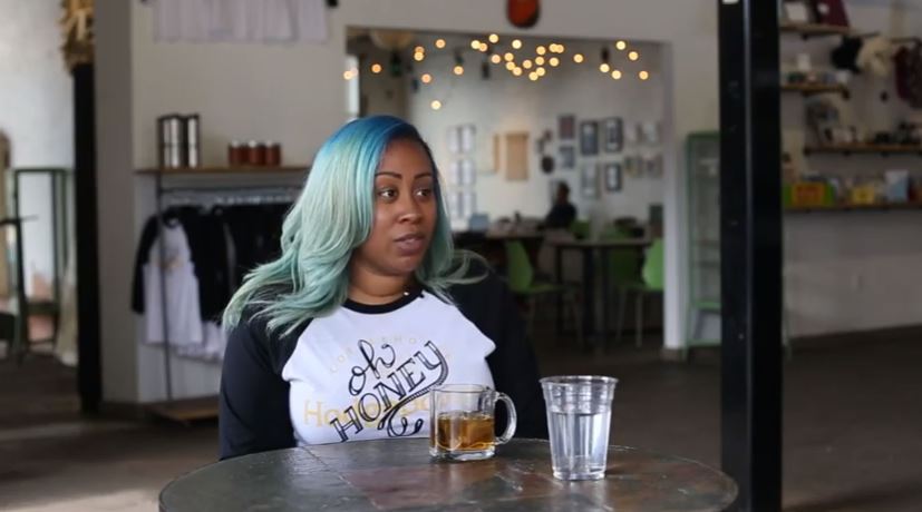black coffee shops: Hodgepodge Coffeehouse owner Krystle Rodriguez