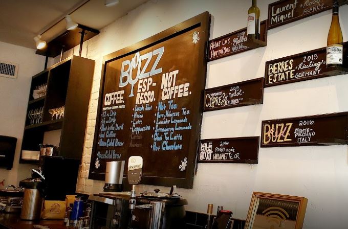 Buzz Coffee and Wine Shop is one of the best black-owned coffee shop in Atlanta.