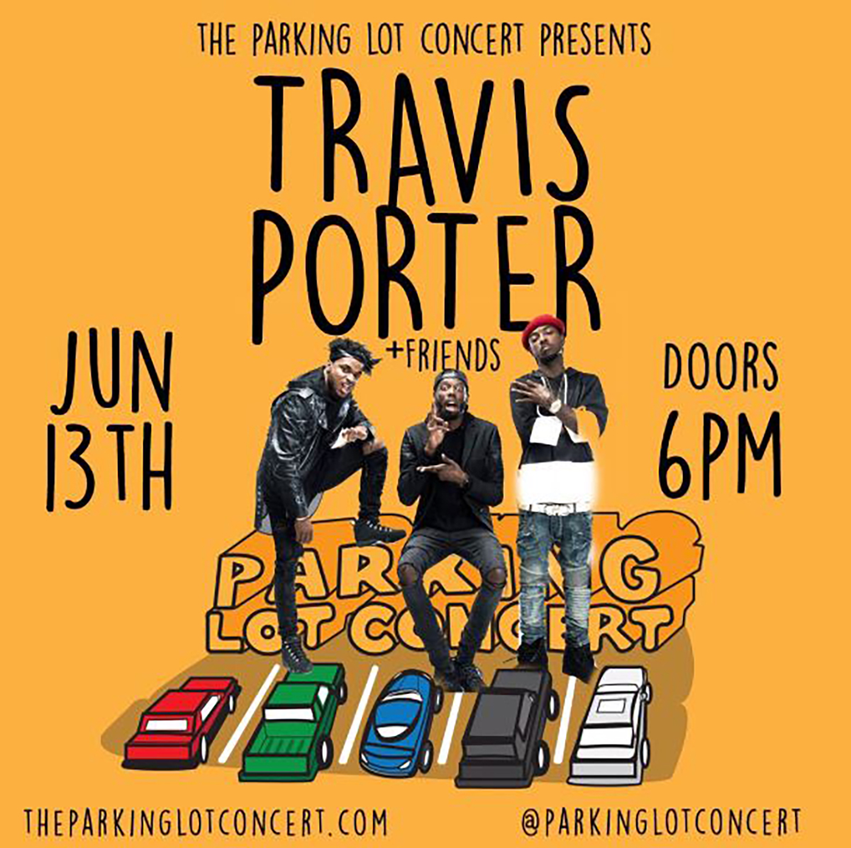 Rapper Travis Porter is inviting the public to a parking lot concert on June 13, 2020.