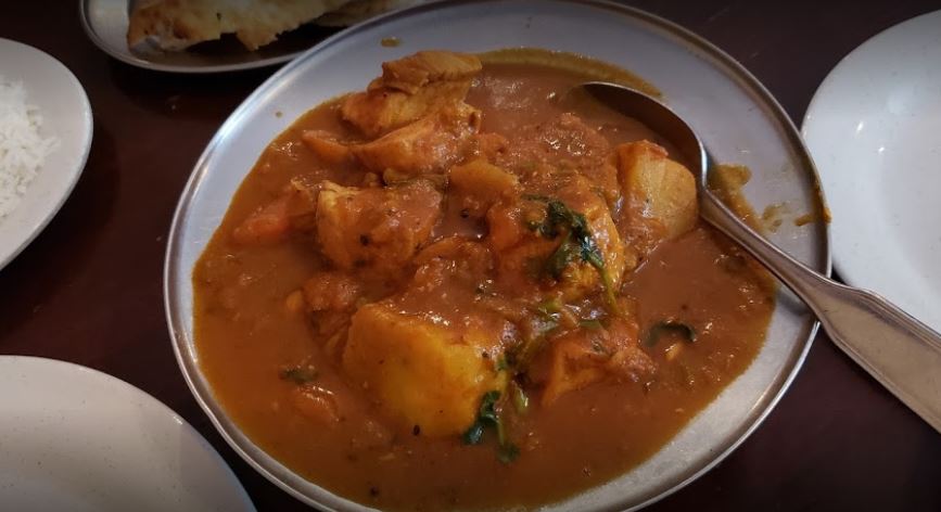 Planet Bombay restaurant in Atlanta has the best curry dishes