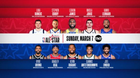 starters in the NBA All Star game 2021