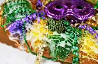 King cake at Henry's bakery