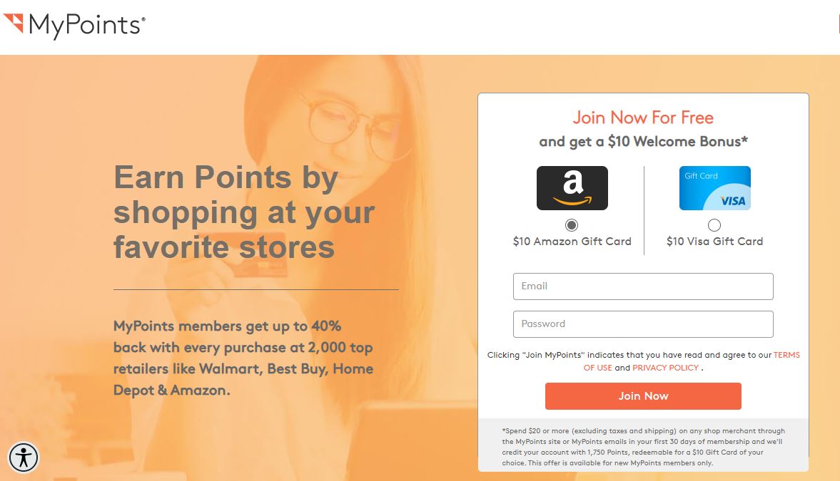 MyPoints.com is a great resource to make money online