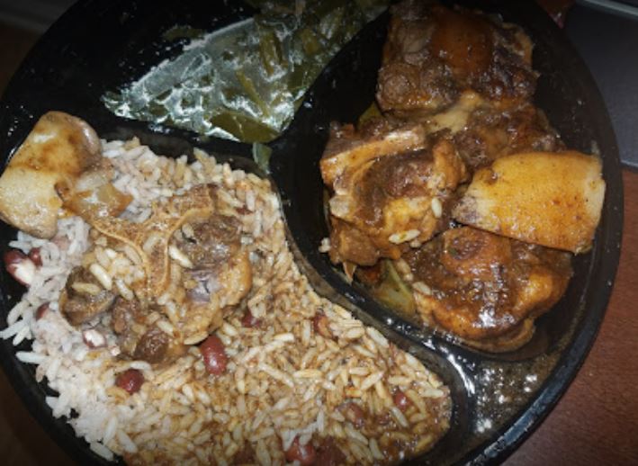 the best oxtails are at Rodney's Jamaican Soul Food in Atlanta