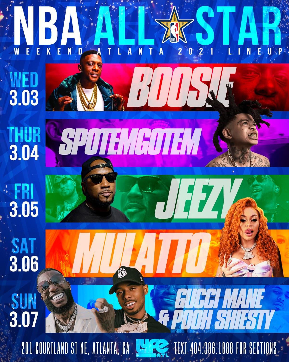 Atlanta All Star Weekend Party: Boosie,Gucci Mane, Jeezy