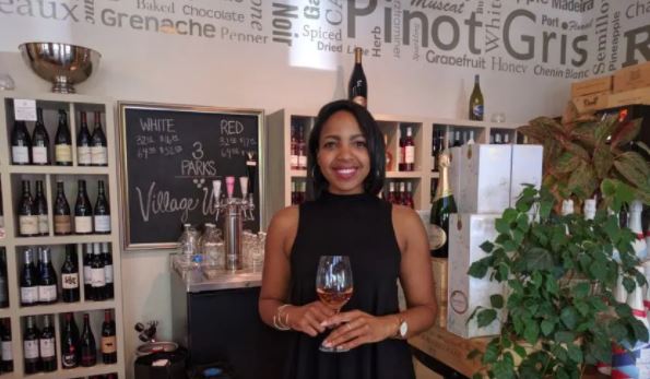 3 Shops wine owner Sarah Pierre t