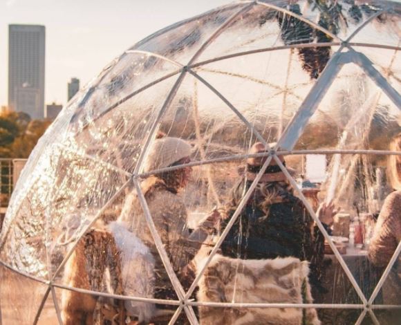 Igloo on Ponce City Market rooftop