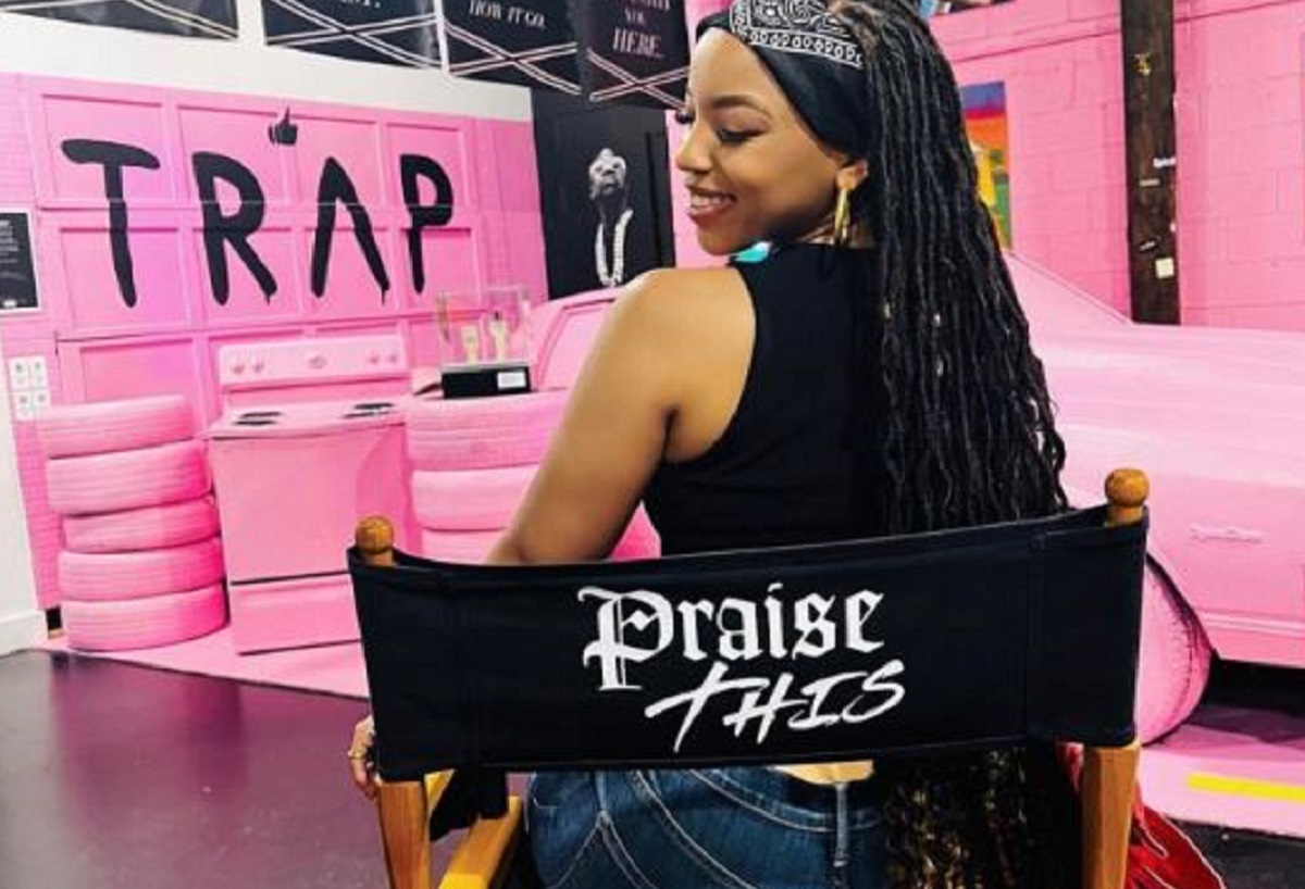 Praise This star Chloe Bailey filming in Atlanta