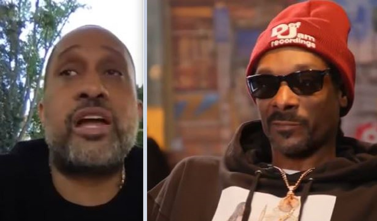 Snoop Dogg and Kenya Barris filming in Atlanta