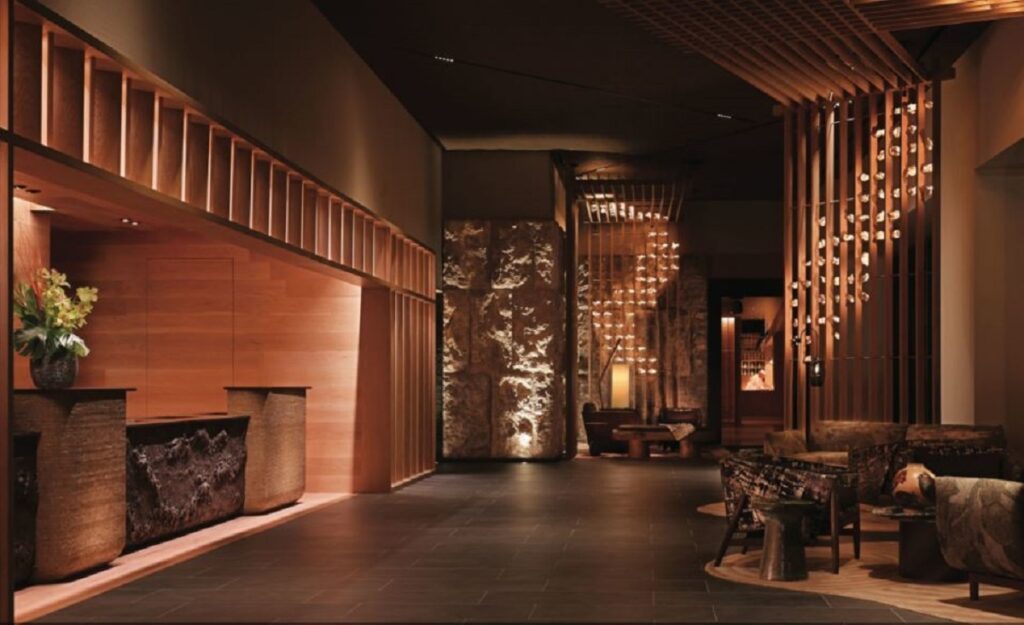 Nobu Hotel lobby in Atlanta