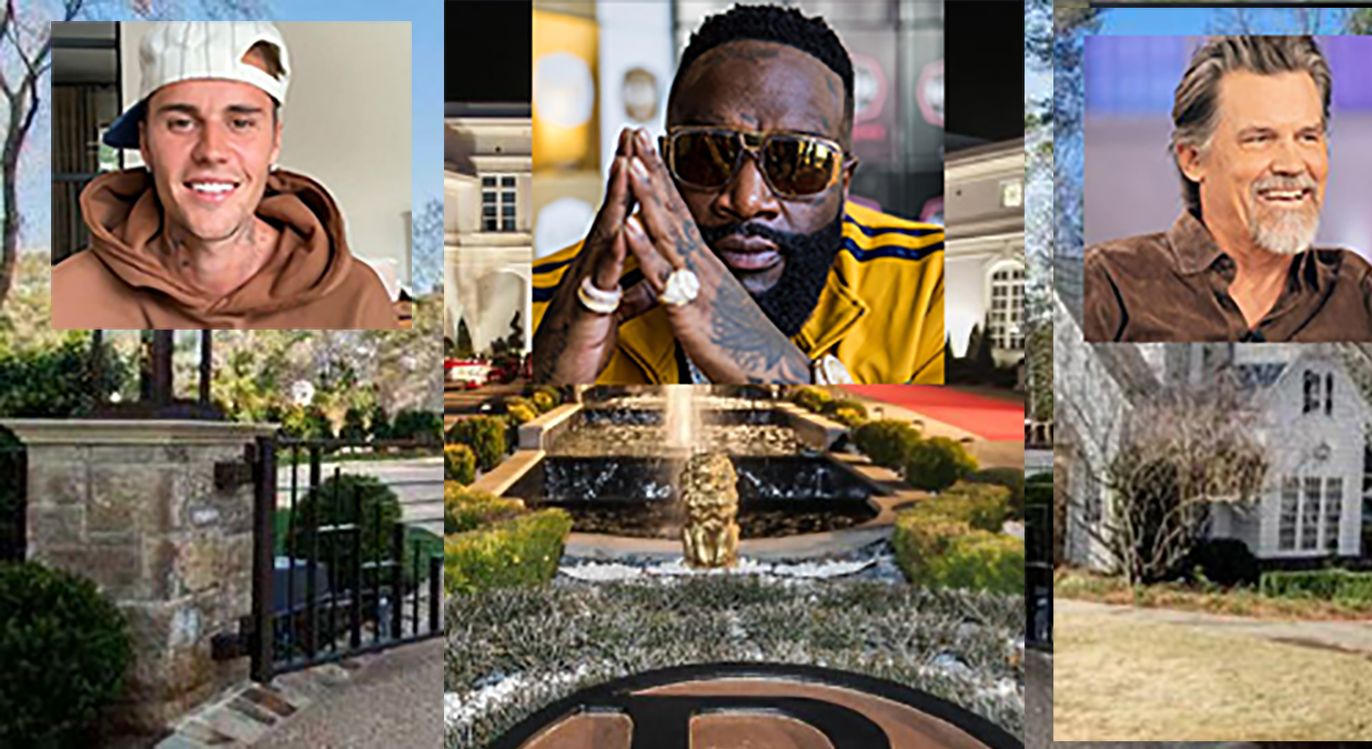 best Atlanta celebrity mansions in Atlanta and Buckhead