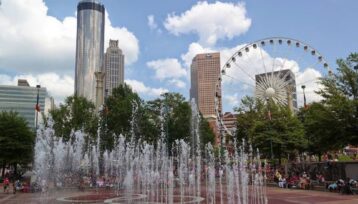 Centennial Olympic Park in downtown Atlanta