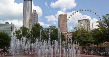 Centennial Olympic Park in downtown Atlanta