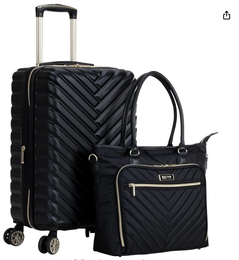 Kenneth Cole REACTION Madison Square Lightweight Hardside Chevron Expandable Spinner Luggage