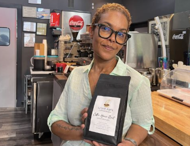 Rahel Tafari, owner of Grant Park Coffee