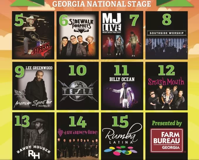 Georgia Fair music lineup