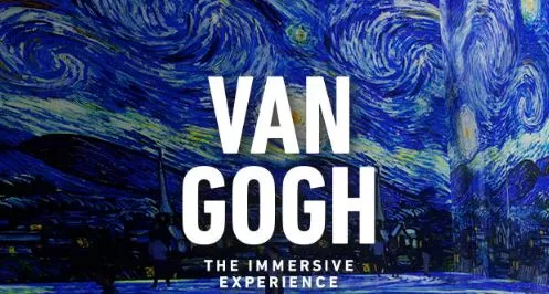 Van Gogh immersive experience in Atlanta.