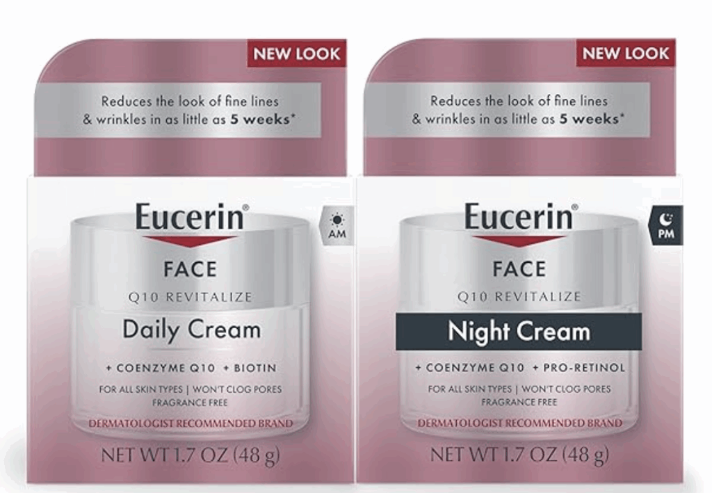 Eucerin Q10 Anti Wrinkle Face Cream Bundle