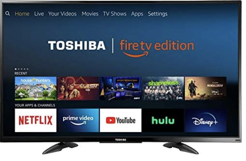 50-inch Toshiba Smart TV for Low