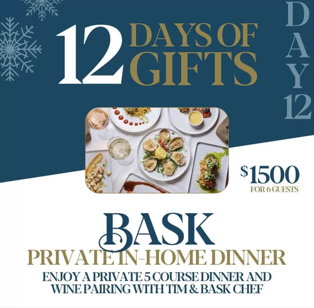 Bask 12 Days of Gifts