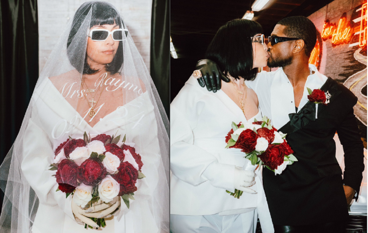 Usher gets married in Las Vegas
