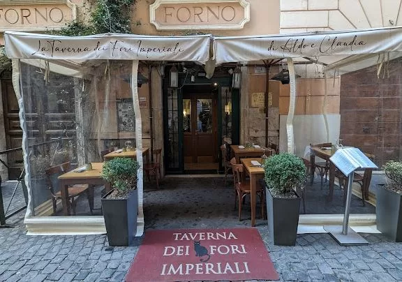 Taverna dei Fori Imperiali has the best food in Rome, Italy.