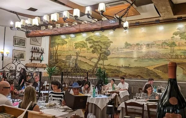 Taverna Trilussa has the best food in Rome, Italy.