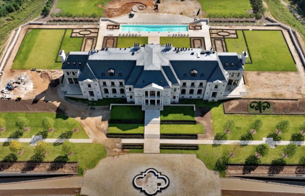 Tyler Perry aerial view of mansion in Douglas County, Georgia.