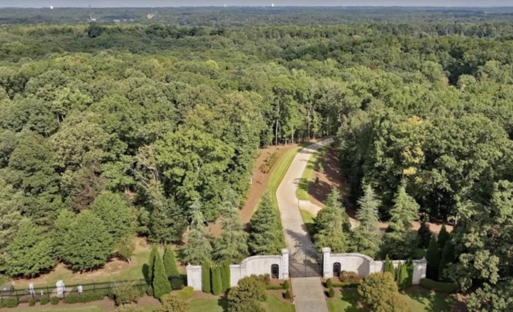 Tyler Perry property view in Douglas County, Georgia.